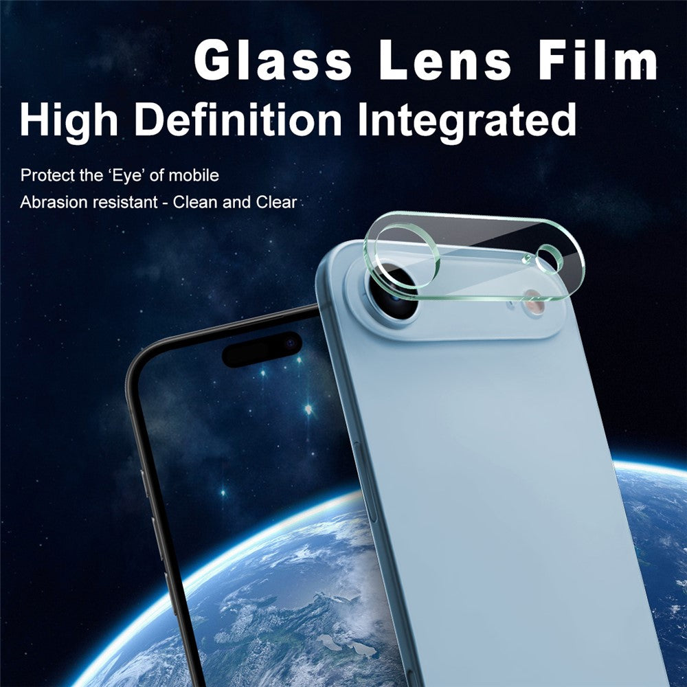 Tempered Glass Camera Lens Film+Acrylic Lens Cap IMAK For iPhone Air+