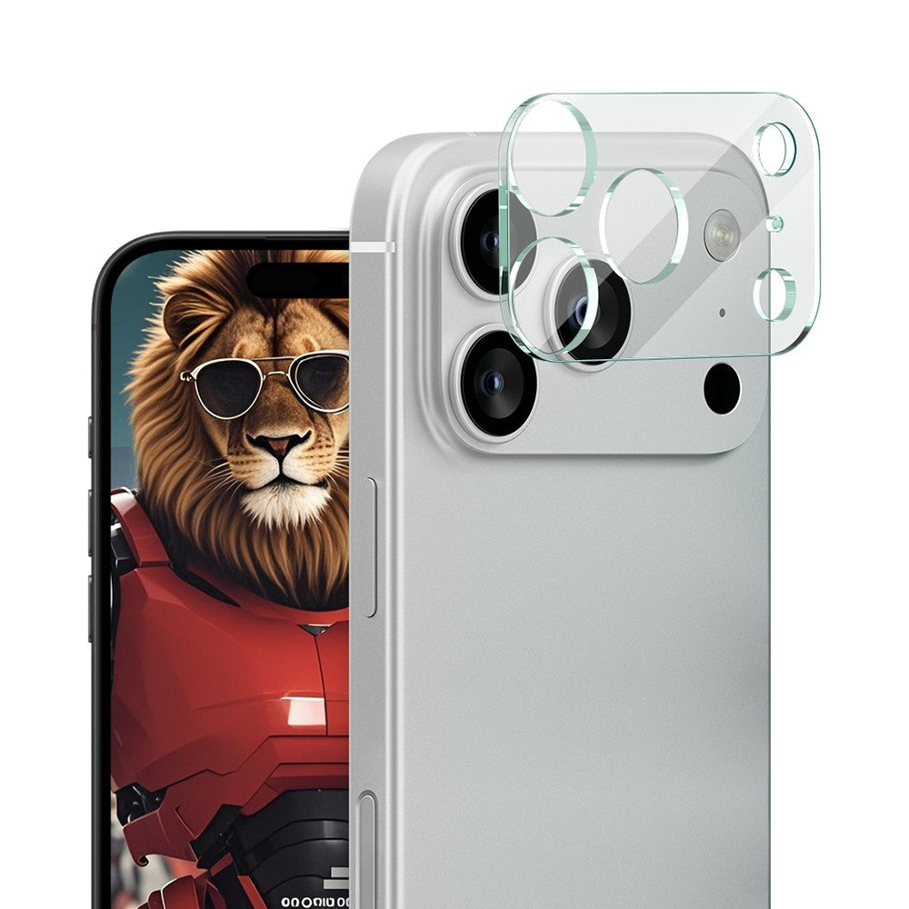 Tempered Glass Camera Lens Film+Acrylic Lens Cap IMAK For iPhone 17 Pro Max
