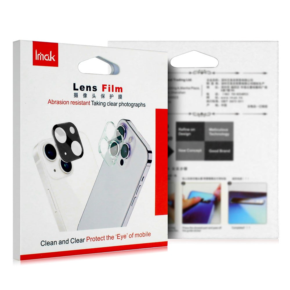 Tempered Glass Camera Lens Film+Acrylic Lens Cap IMAK For iPhone 17 Pro Max