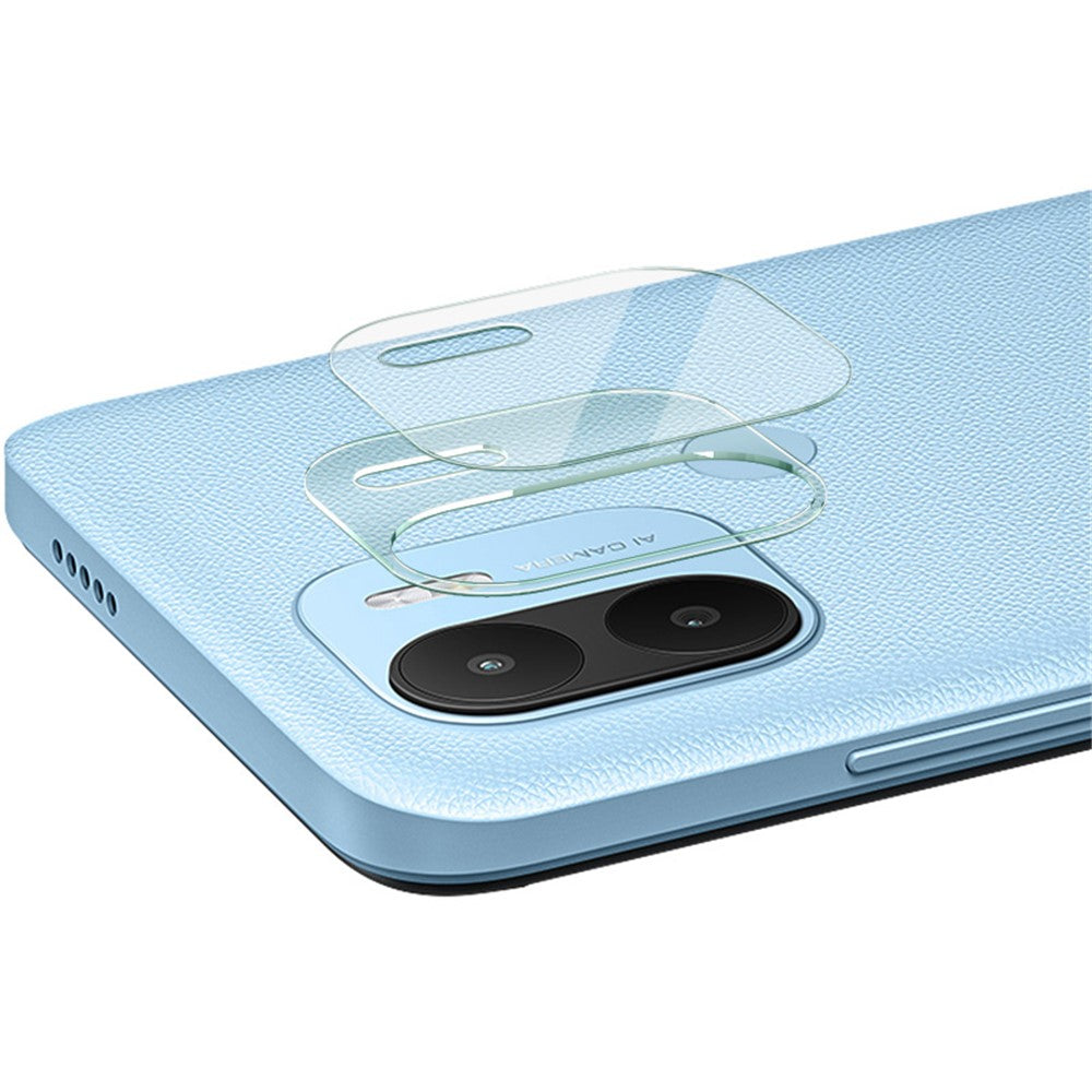 Tempered Glass Camera Lens Film+Acrylic Lens Cap IMAK For Xiaomi Redmi A1 4G / Redmi A1+ 4G