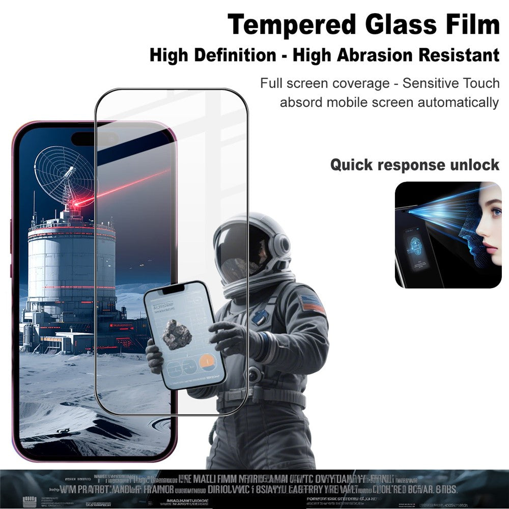 Full Coverage Tempered Glass Screen Protector IMAK Pro+ Series For iPhone Air