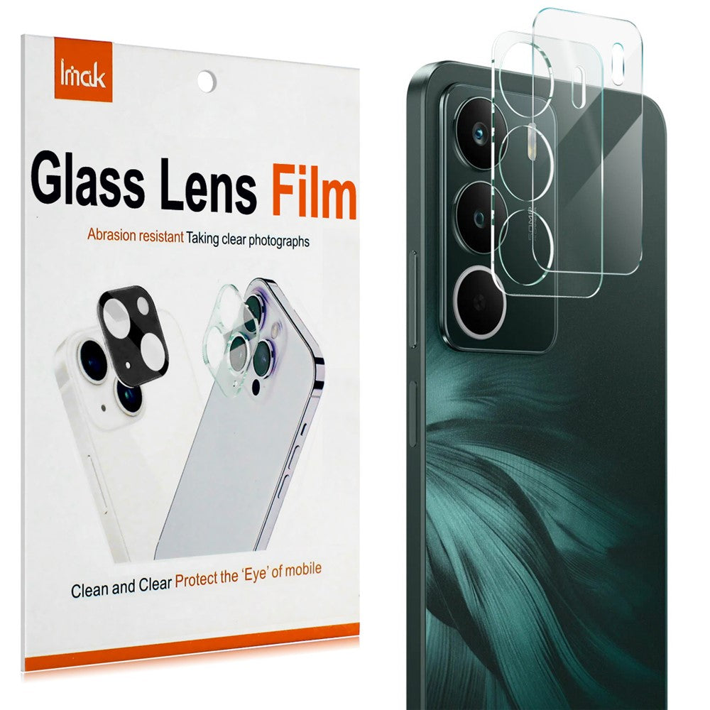 Tempered Glass HD Camera Lens Film + Acrylic Lens Cap IMAK For Realme C71 4G