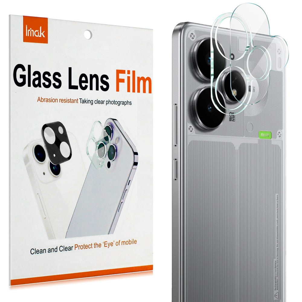 Tempered Glass HD Camera Lens Film + Acrylic Lens Cap IMAK For Realme Neo7 Turbo 5G