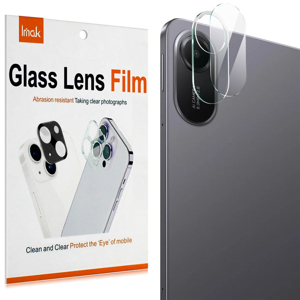 Tempered Glass Camera Lens Film+Acrylic Lens Cap IMAK For Xiaomi Redmi Pad 2