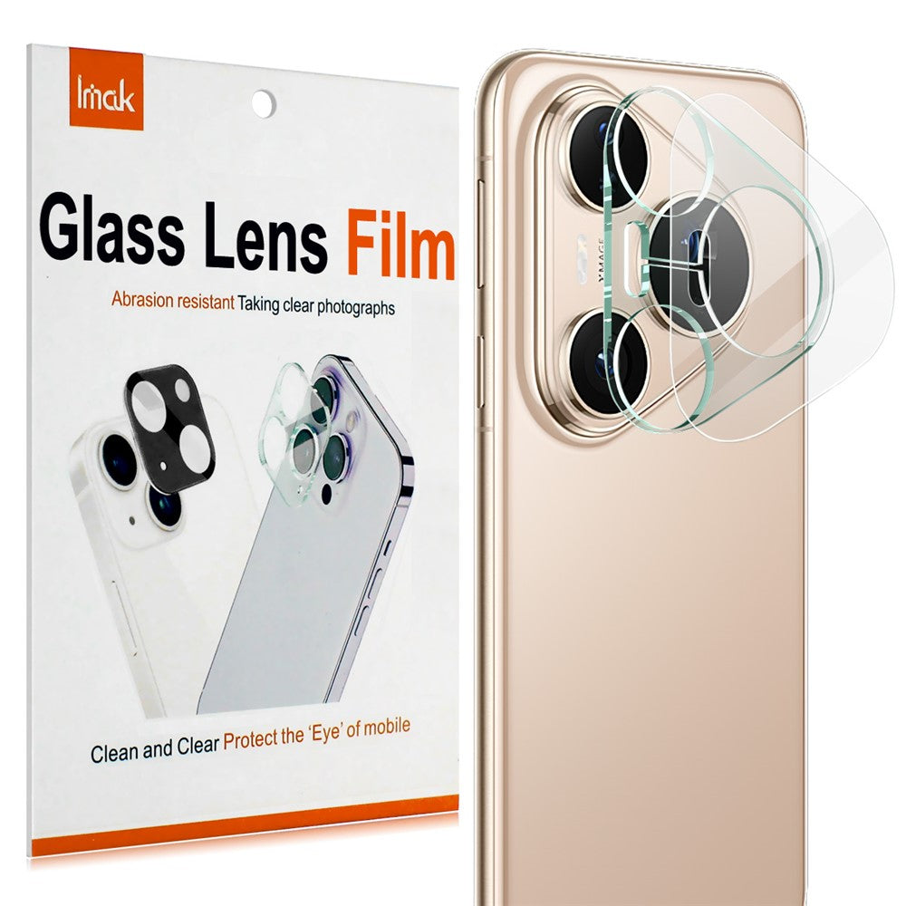 IMAK For Huawei Pura 80 Pro / Pura 80 Pro+ Tempered Glass Camera Lens Protector + Acrylic Lens Cap