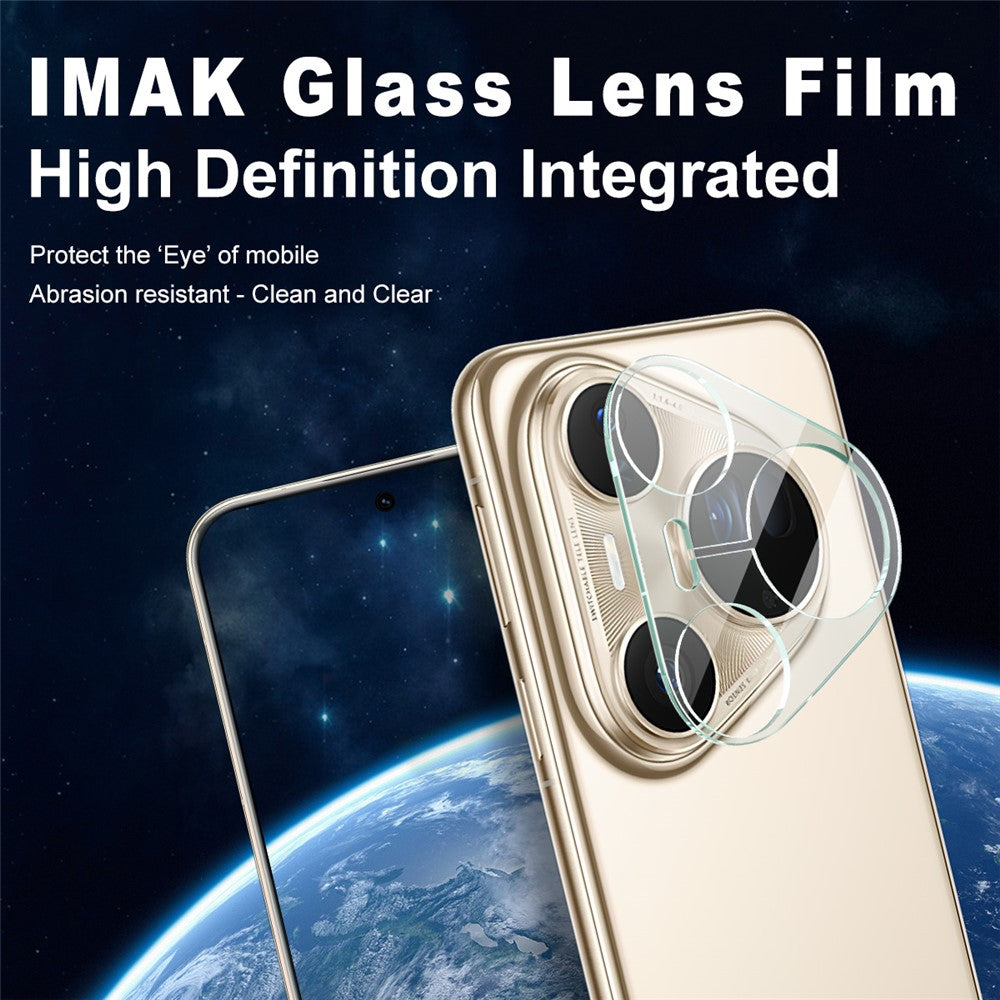 IMAK For Huawei Pura 80 Ultra Tempered Glass Camera Lens Protector + Acrylic Lens Cap