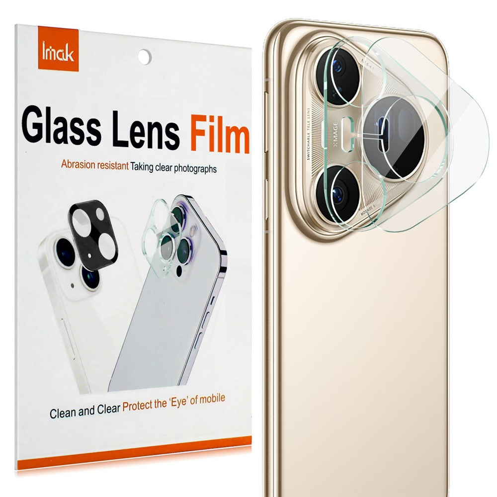IMAK For Huawei Pura 80 Ultra Tempered Glass Camera Lens Protector + Acrylic Lens Cap