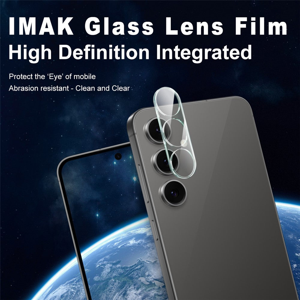 IMAK For Samsung Galaxy S25 FE Tempered Glass Camera Lens Protector + Acrylic Lens Cap