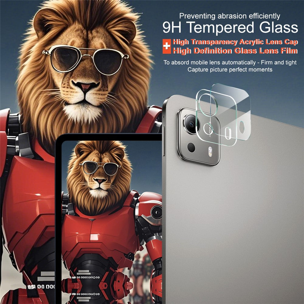 IMAK For Xiaomi Pad 7S Pro 12.5 Tempered Glass Camera Lens Protector + Acrylic Lens Cap