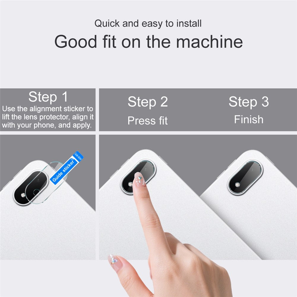 IMAK For Xiaomi Pad 7S Pro 12.5 Tempered Glass Camera Lens Protector + Acrylic Lens Cap