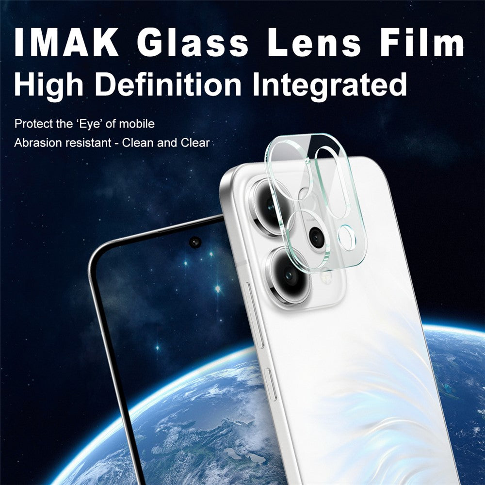 Tempered Glass Camera Lens Film+Acrylic Lens Cap IMAK For Oppo Reno14 5G (Global)