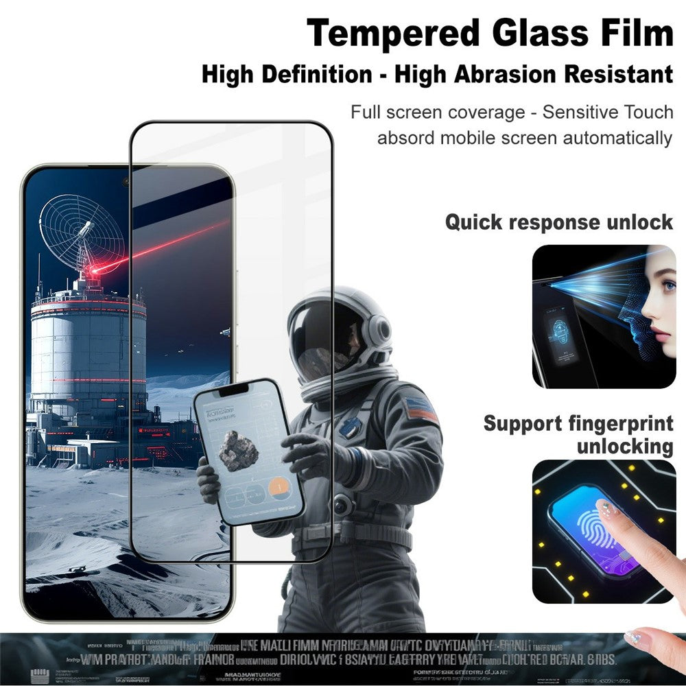 Full Coverage HD Tempered Glass Screen Protector IMAK Pro+ For Honor Magic8 Lite 5G / X9d 5G / X70 5G