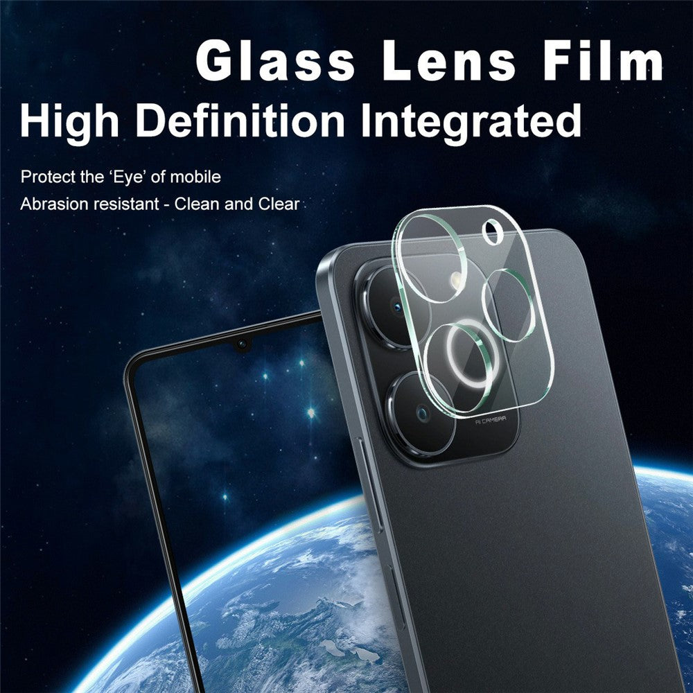 Tempered Glass Camera Lens Film+Acrylic Lens Cap IMAK For Realme Note 70T 4G