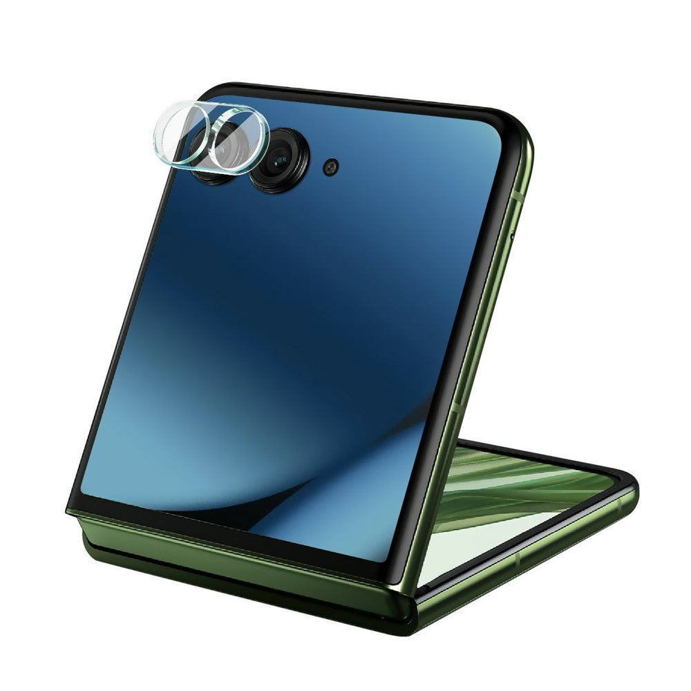 Tempered Glass Camera Lens Protector with Acrylic Lens Cap IMAK For Motorola Razr 60 Ultra 5G