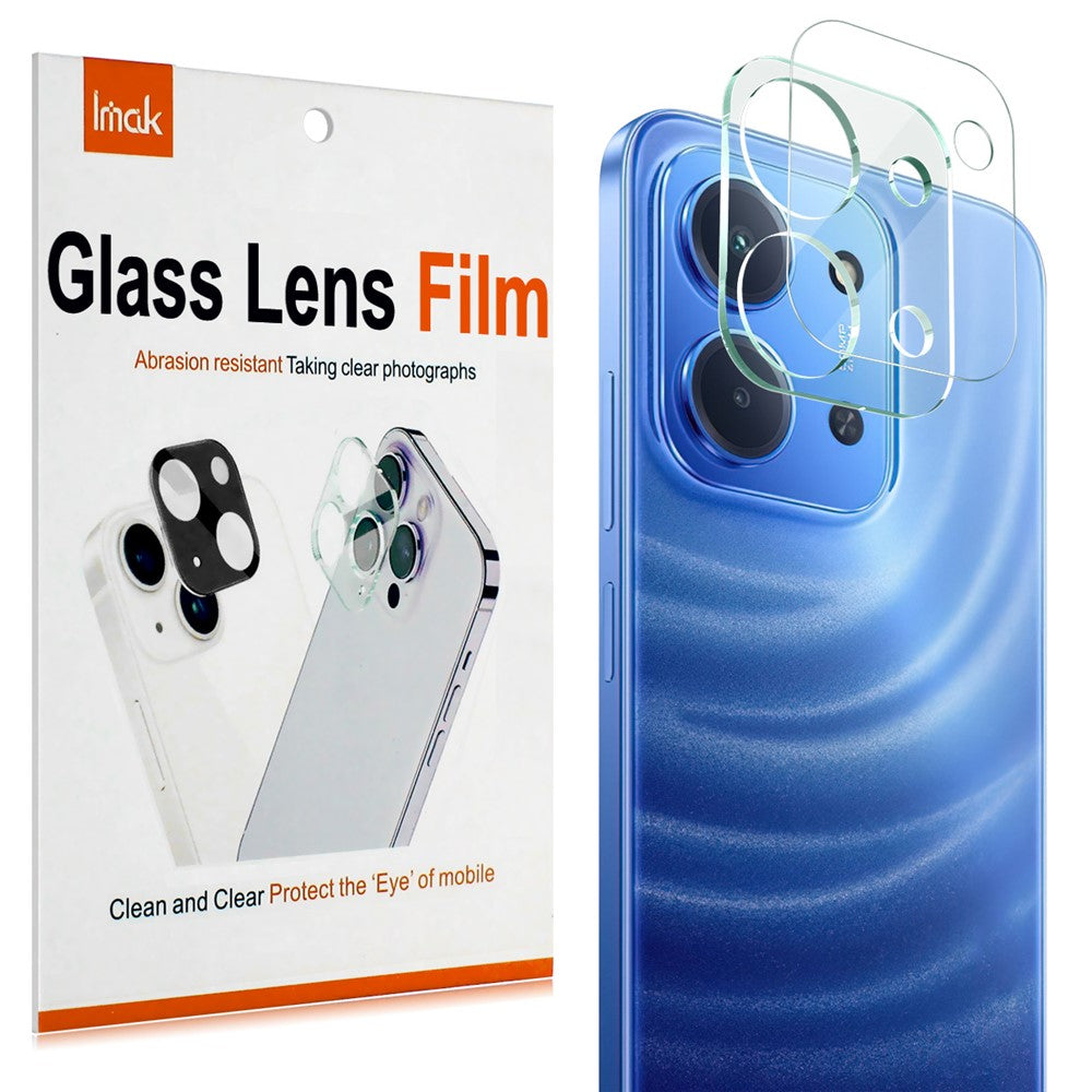 IMAK For Xiaomi Redmi 15C 4G (EU) (173mm) / Redmi 15C 5G (EU) (173mm) Tempered Glass Camera Lens Protector + Acrylic Lens Cap