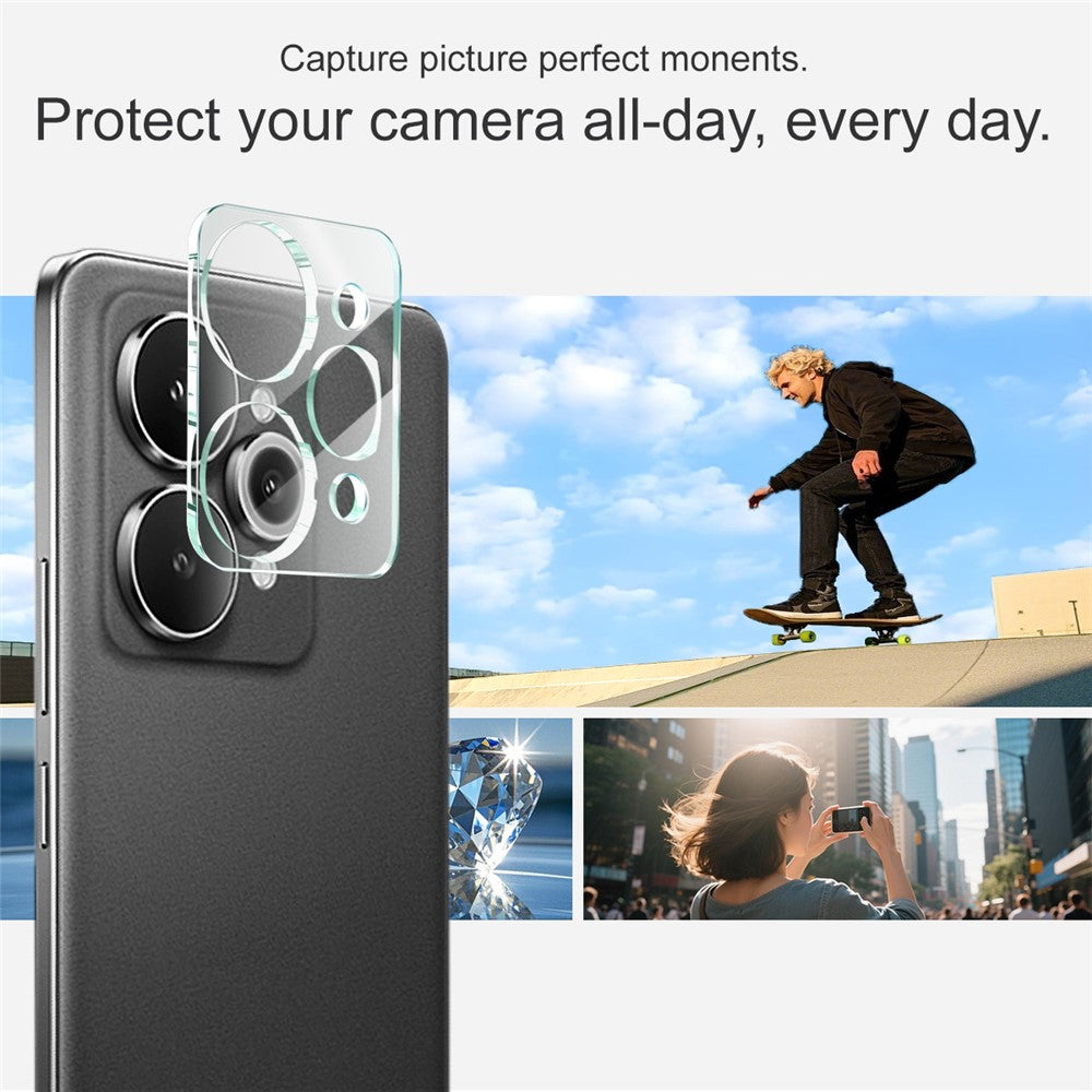 Tempered Glass Camera Lens Film+Acrylic Lens Cap IMAK For Realme 15 Pro 5G
