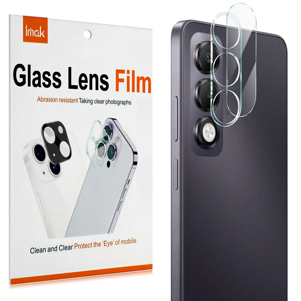 Tempered Glass Camera Lens Film+Acrylic Lens Cap IMAK For Oppo A5i Pro 4G
