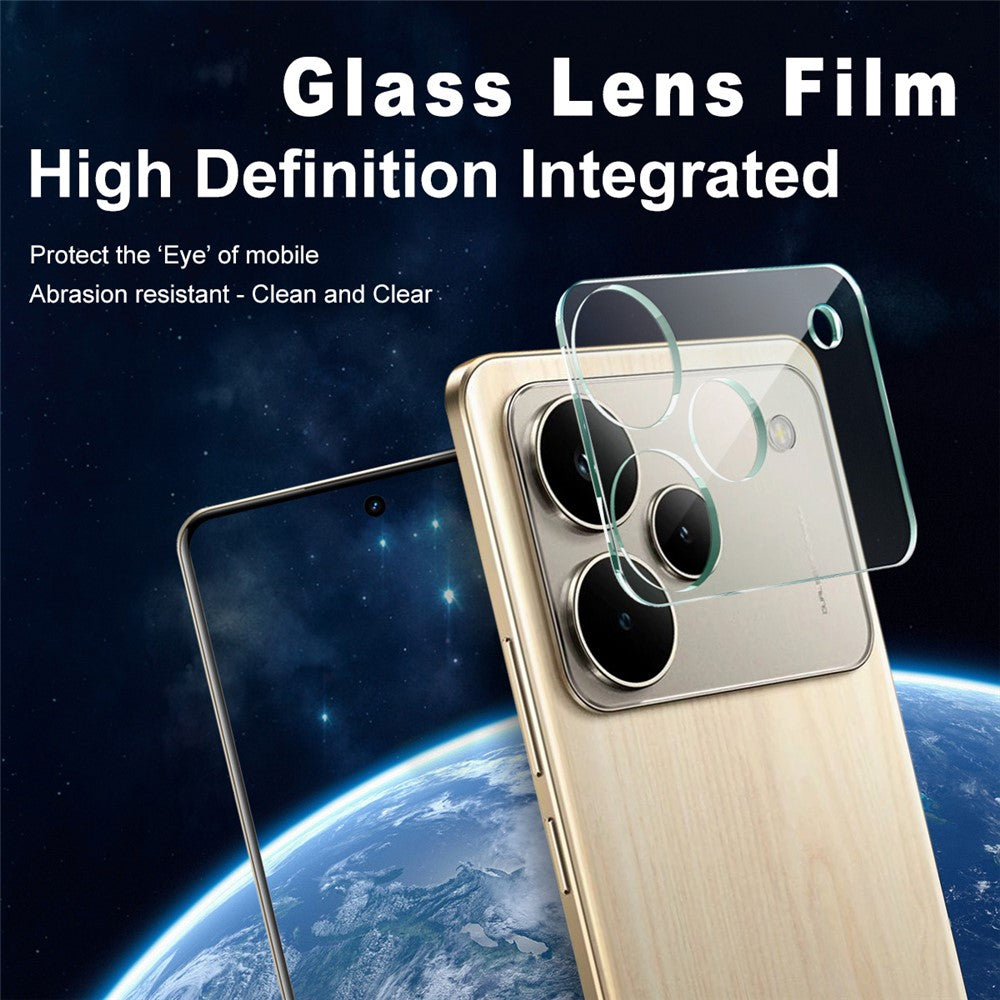 Tempered Glass Camera Lens Film+Acrylic Lens Cap IMAK For Realme P4 Pro 5G