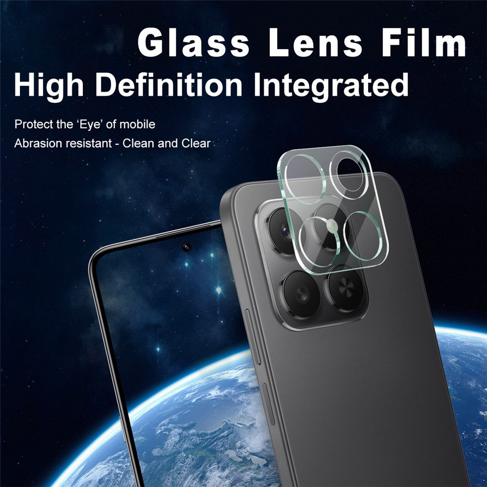 Tempered Glass HD Camera Lens Film + Acrylic Lens Cap IMAK For Honor 400 Smart 5G / 4G / X7d 4G