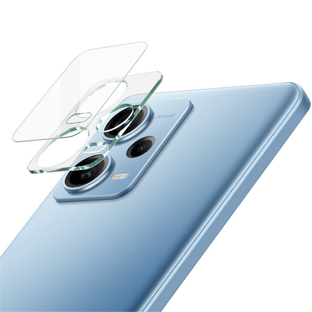 Tempered Glass Camera Lens Film+Acrylic Lens Cap IMAK For Xiaomi Redmi Note 12 Pro+ 5G / Note 12 Explorer 5G / Note 12 Trendy Edition