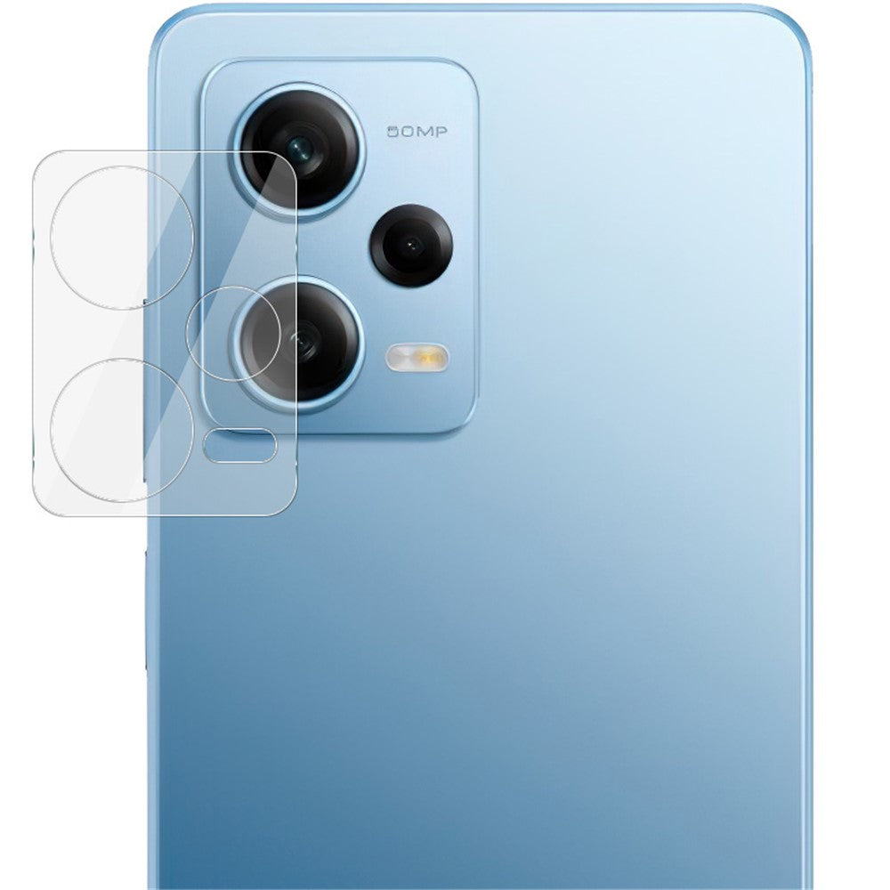 Tempered Glass Camera Lens Film+Acrylic Lens Cap IMAK For Xiaomi Redmi Note 12 Pro 5G