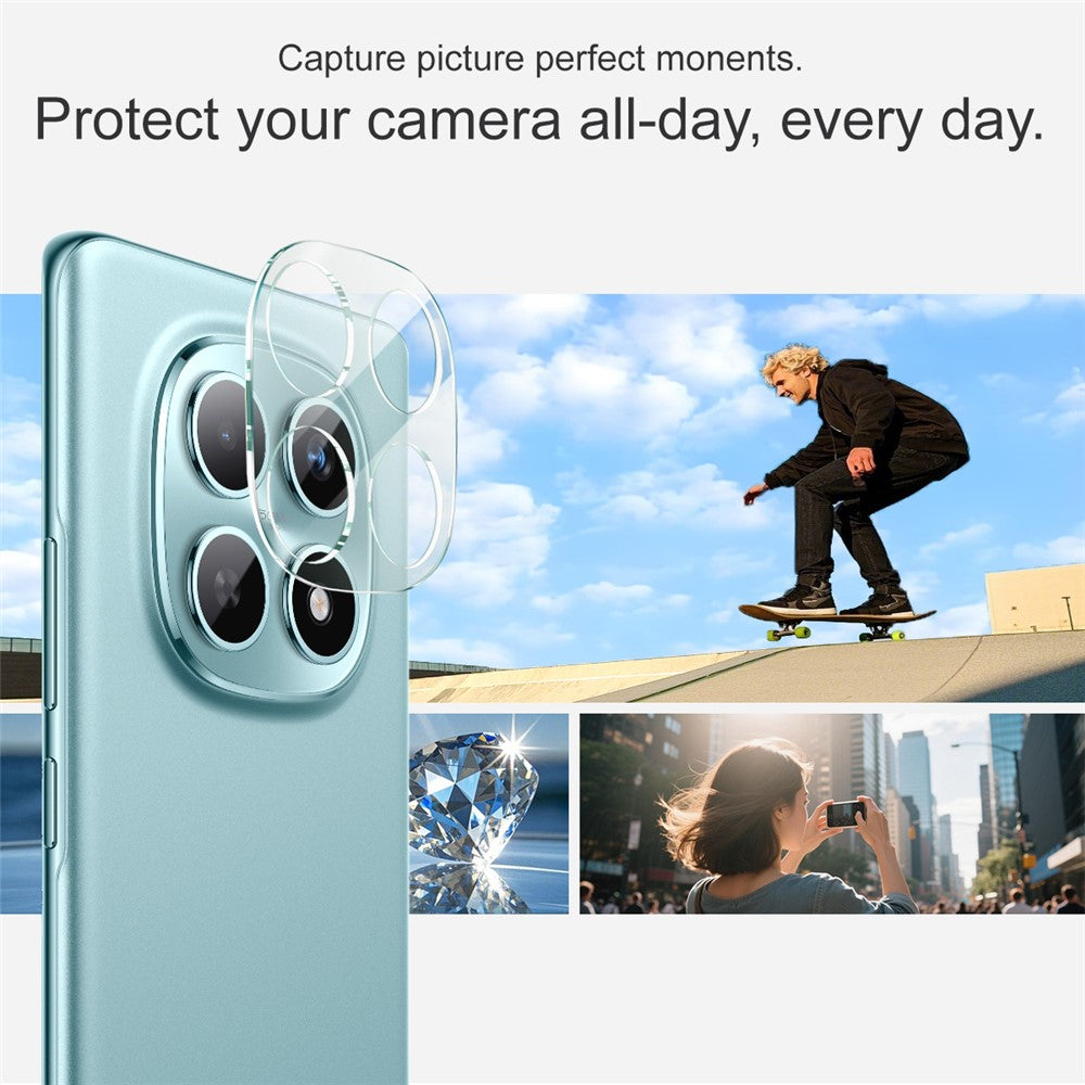 Tempered Glass Camera Lens Film+Acrylic Lens Cap IMAK For Xiaomi Poco M8 5G / Redmi Note 15 5G (Global) / Poco M8 5G
