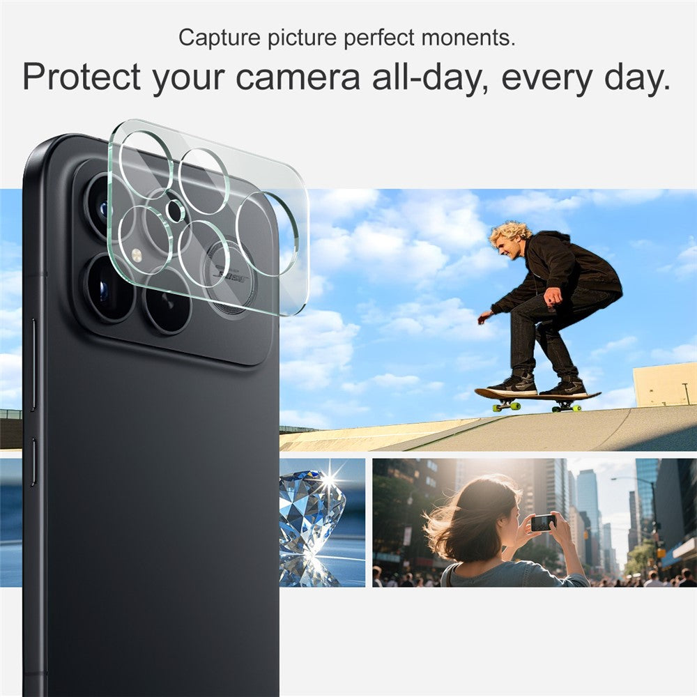 IMAK For Xiaomi Redmi K90 Pro Max 5G / Poco F8 Ultra Tempered Glass Camera Lens Protector + Acrylic Lens Cap