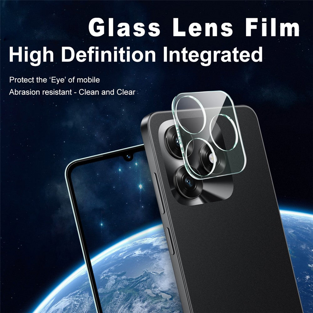 Tempered Glass Camera Lens Film+Acrylic Lens Cap IMAK For Honor X5c Plus 4G / X5c 4G