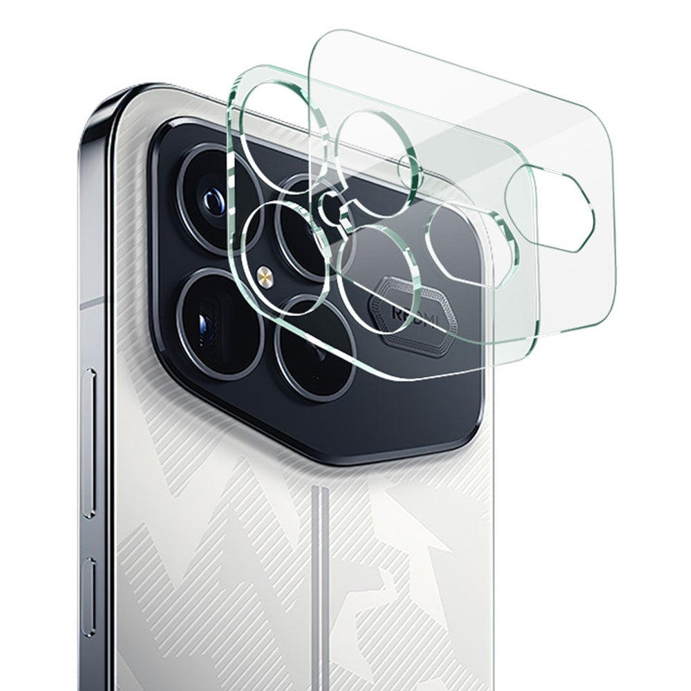 IMAK For Xiaomi Redmi K90 Pro Max Champion Edition Tempered Glass Full Cover Camera Lens Protector + Acrylic Lens Cap
