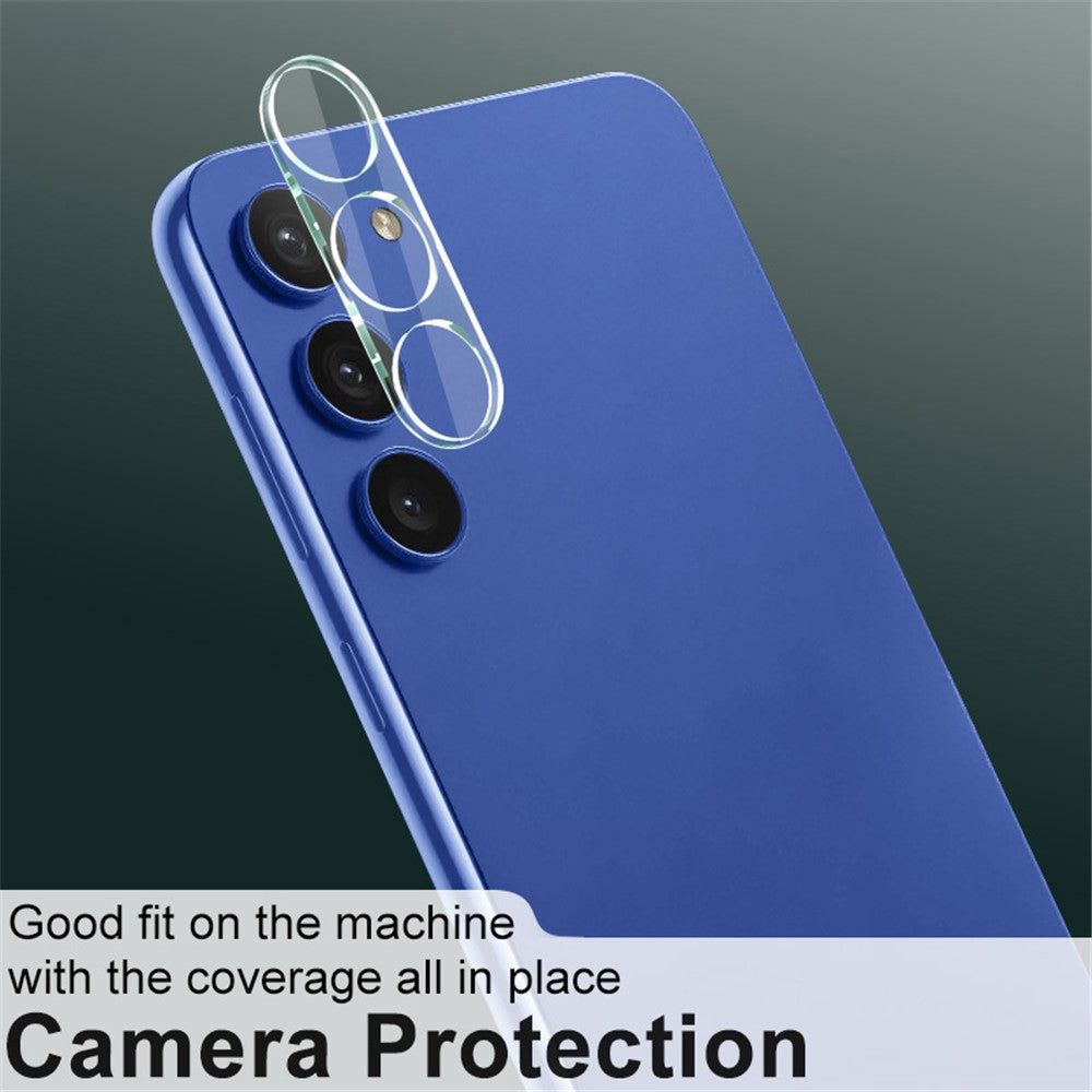 IMAK Anti-scratch Ultra Clear Camera Lens Protector for Samsung Galaxy S23 / S23+, Integrated Tempered Glass Lens Film + Acrylic Lens Cap