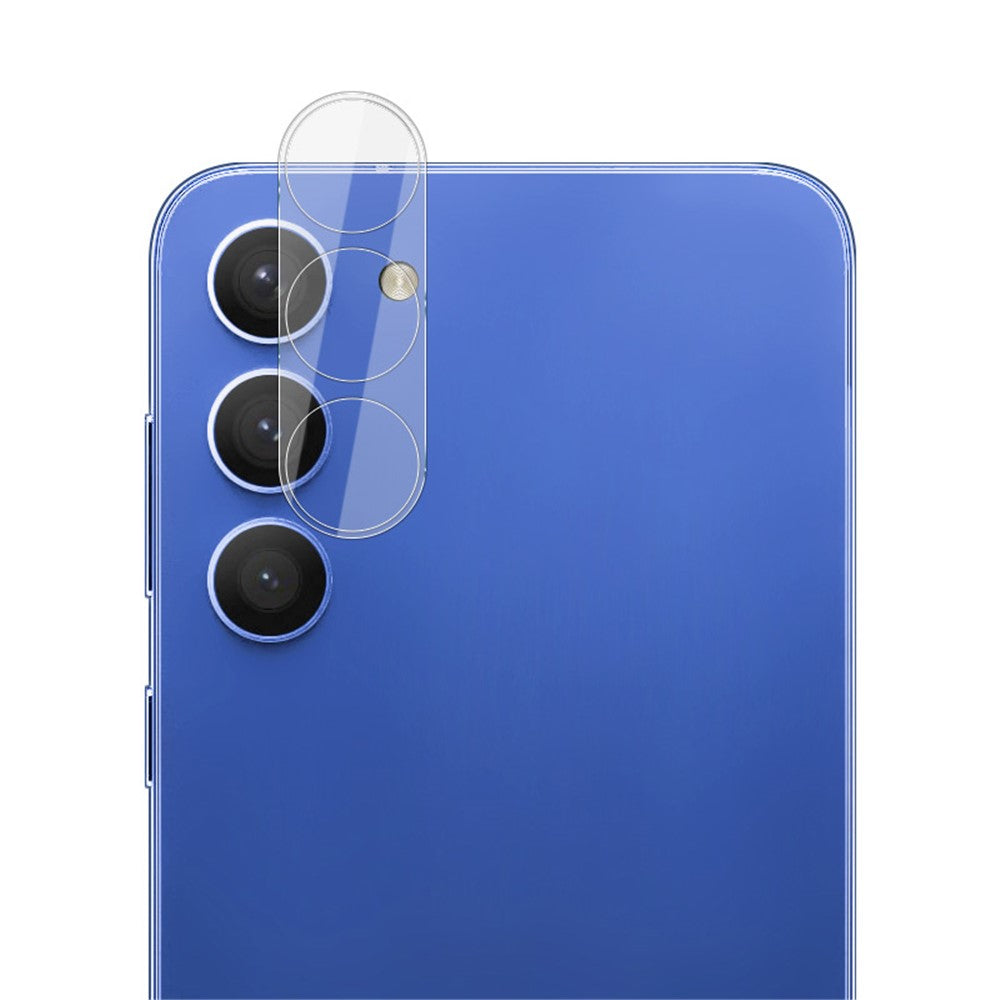 IMAK Anti-scratch Ultra Clear Camera Lens Protector for Samsung Galaxy S23 / S23+, Integrated Tempered Glass Lens Film + Acrylic Lens Cap