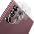 IMAK Ultra Clear Anti-scratch Camera Lens Protector for Samsung Galaxy S23 Ultra, Anti-explosion Integrated Tempered Glass Lens Film + Acrylic Lens Cap