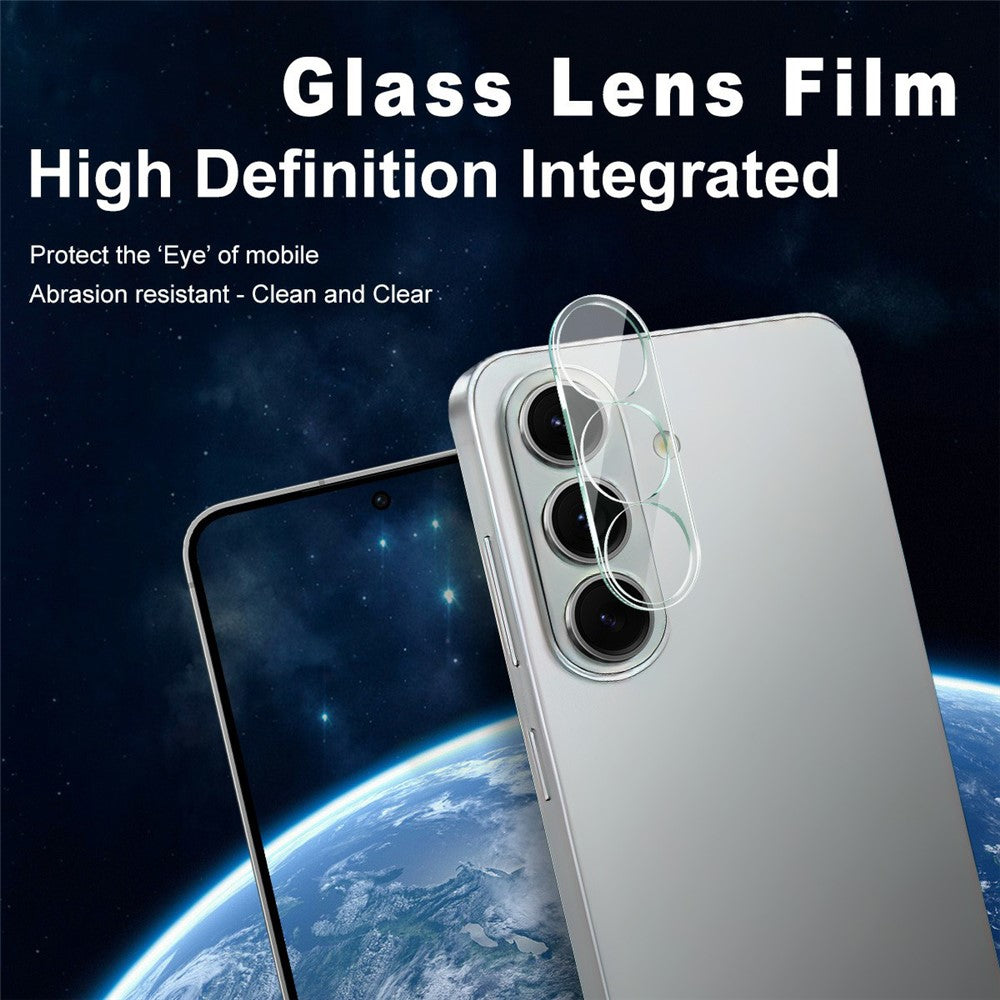 IMAK For Samsung Galaxy S26 Tempered Glass Full Cover Camera Lens Protector + Acrylic Lens Cap
