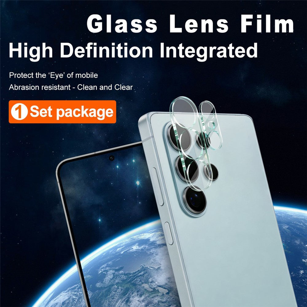 IMAK For Samsung Galaxy S26 Ultra Tempered Glass Full Cover Camera Lens Protector + Acrylic Lens Cap