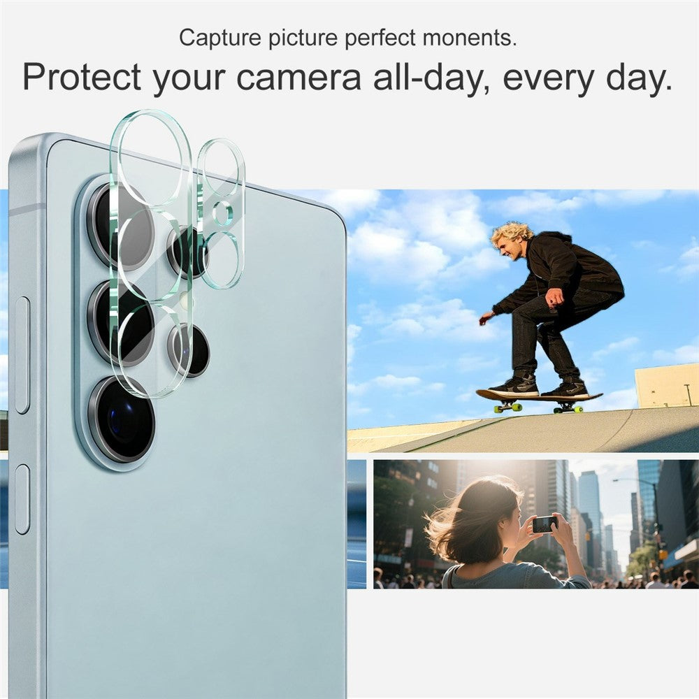 IMAK For Samsung Galaxy S26 Ultra Tempered Glass Full Cover Camera Lens Protector + Acrylic Lens Cap