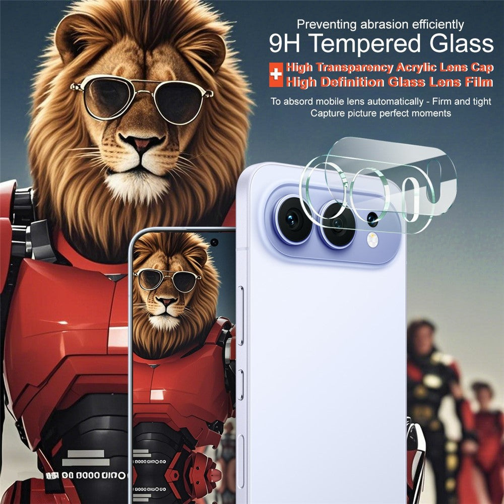 Tempered Glass Camera Lens Film+Acrylic Lens Cap IMAK For Honor 500 5G