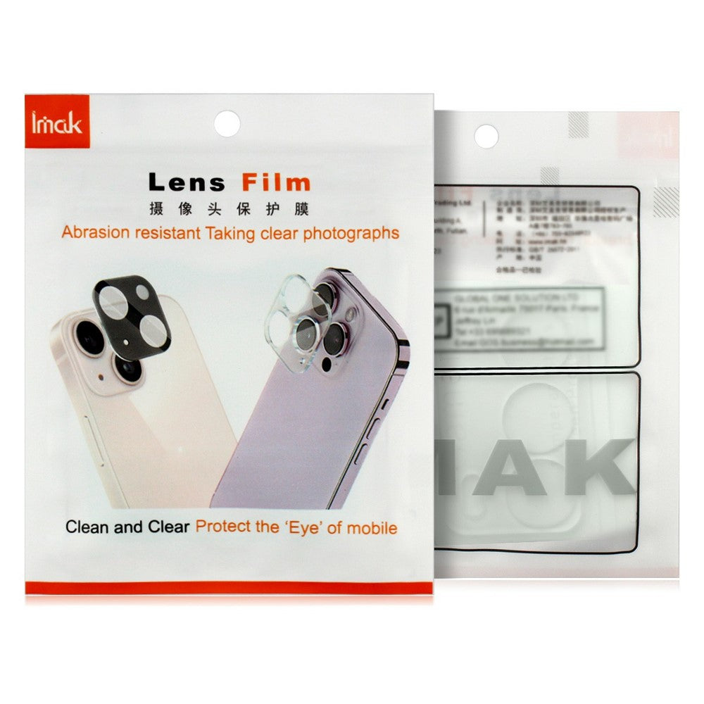 Tempered Glass Camera Lens Film+Acrylic Lens Cap IMAK For Honor 500 5G