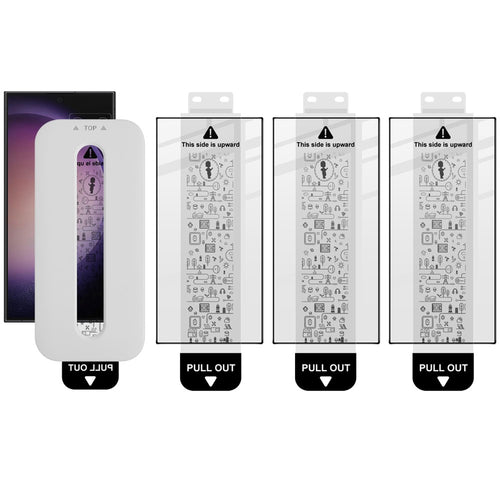 (3-Pack) Full Coverage Shockproof Tempered Glass Screen Protector with Installation Tool IMAKFor Samsung Galaxy S24 Ultra