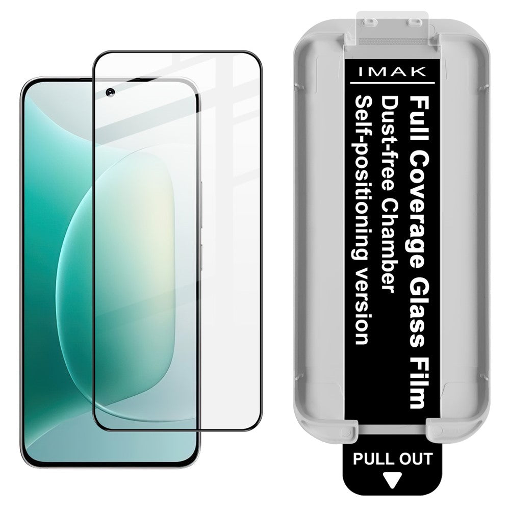 (3-Pack) Full Coverage Shockproof Tempered Glass Screen Protector with Installation Tool IMAK For Honor 300