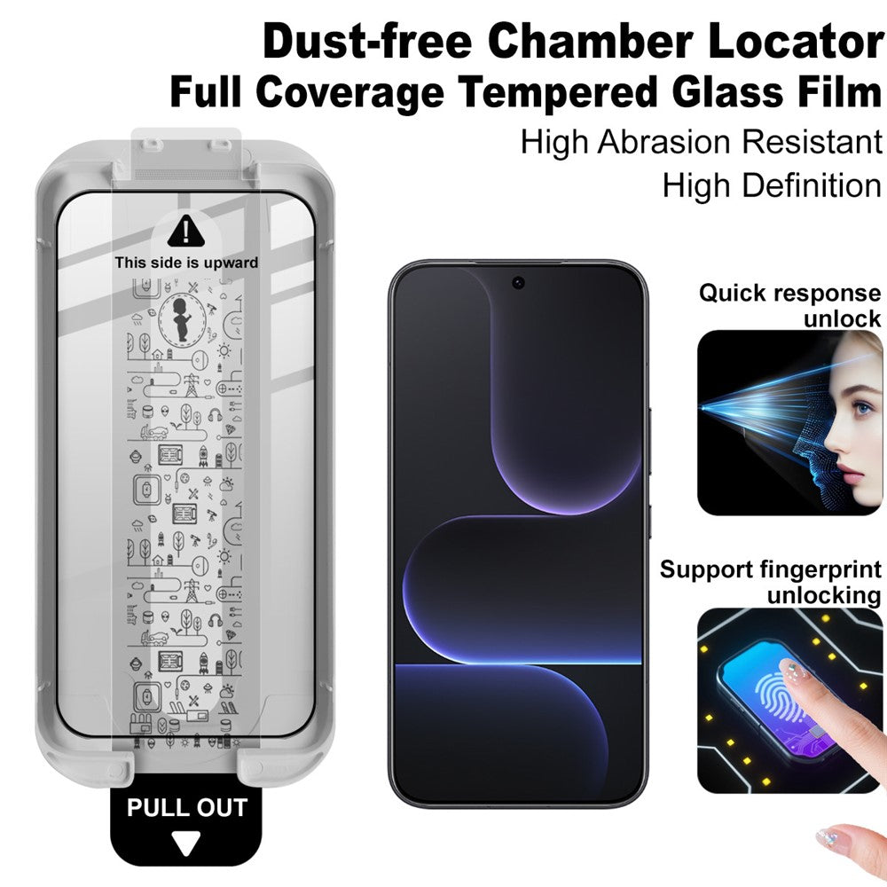 Full Glue HD Tempered Glass Screen Protector with Installation Tool IMAK For Honor 500 5G / 500 Pro 5G