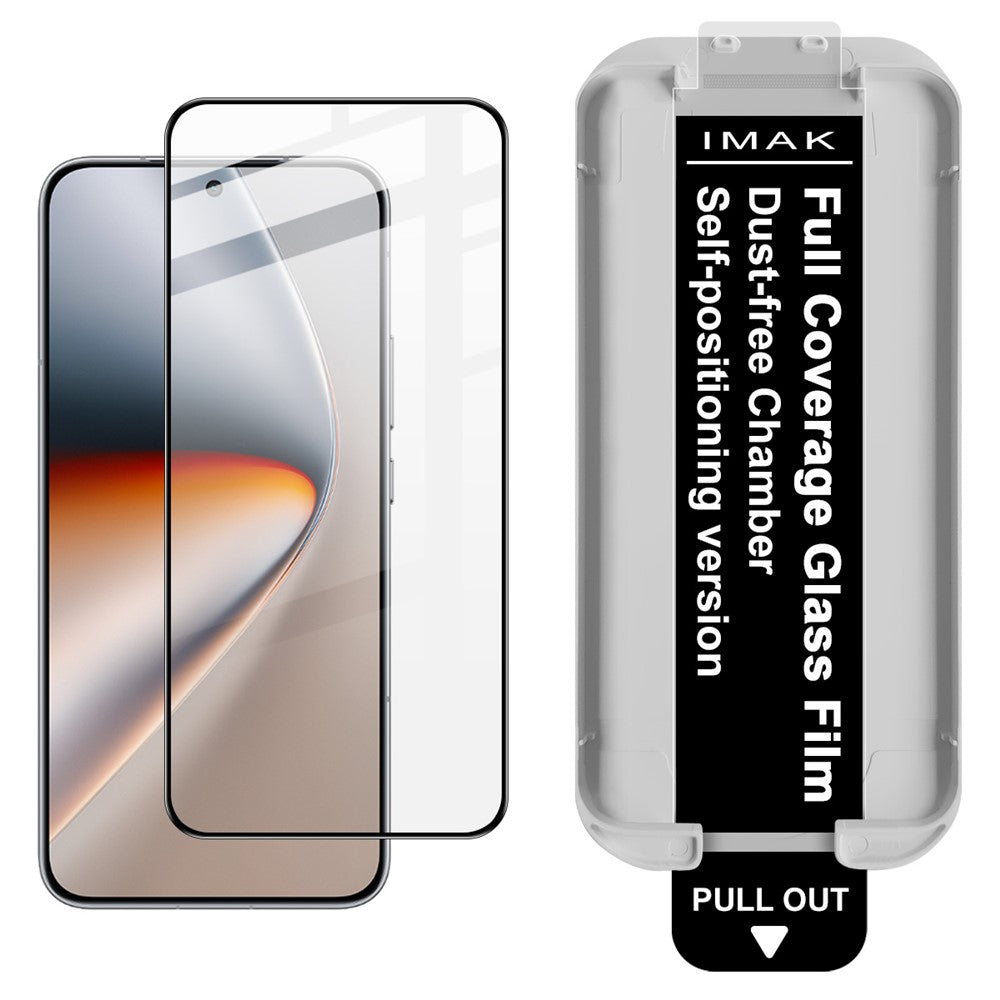(3-Pack) Full Coverage Shockproof Tempered Glass Screen Protector with Installation Tool IMAK For Honor GT Pro