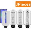 (3-Pack) Full Coverage Shockproof Tempered Glass Screen Protector with Installation Tool IMAK For Samsung Galaxy A35 5G / A55 5G