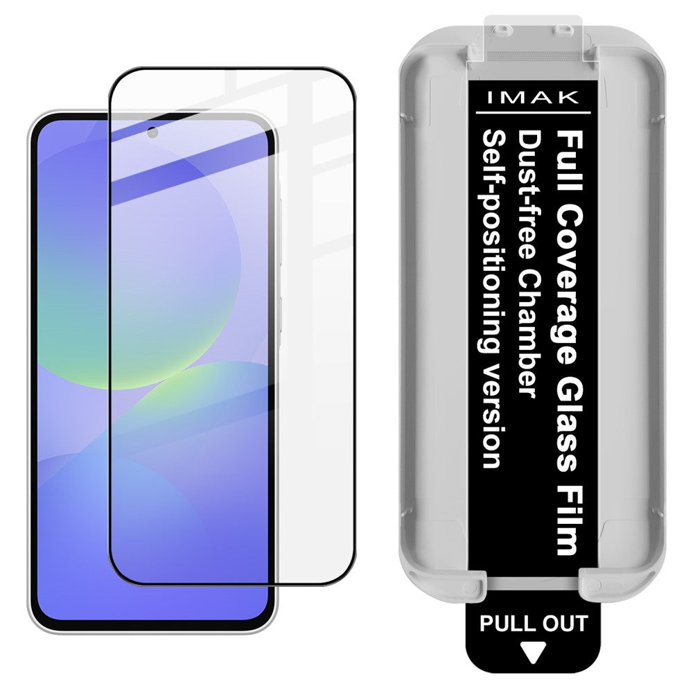 Full Coverage Shockproof Tempered Glass Screen Protector with Installation Tool IMAK For Samsung Galaxy A35 5G / A55 5G