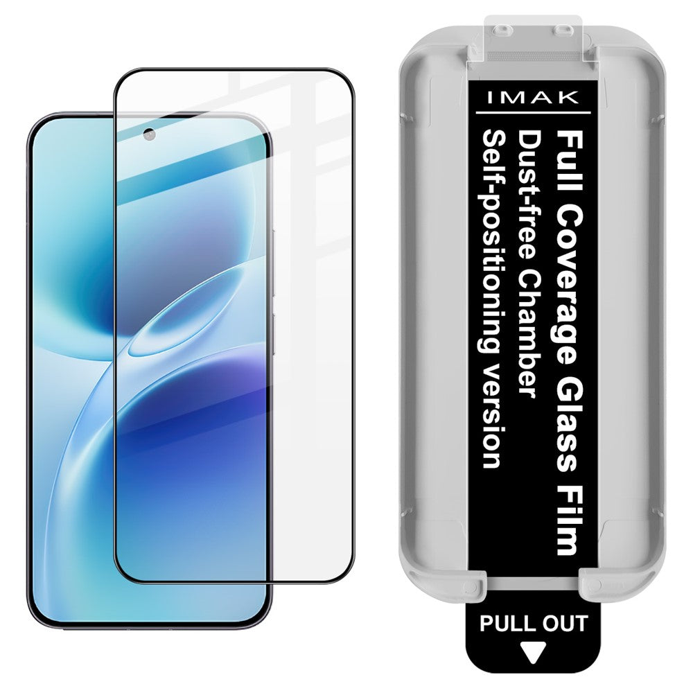 (3-Pack) Full Coverage Shockproof Tempered Glass Screen Protector with Installation Tool IMAK For vivo S50 Pro mini 5G / X300 FE 5G