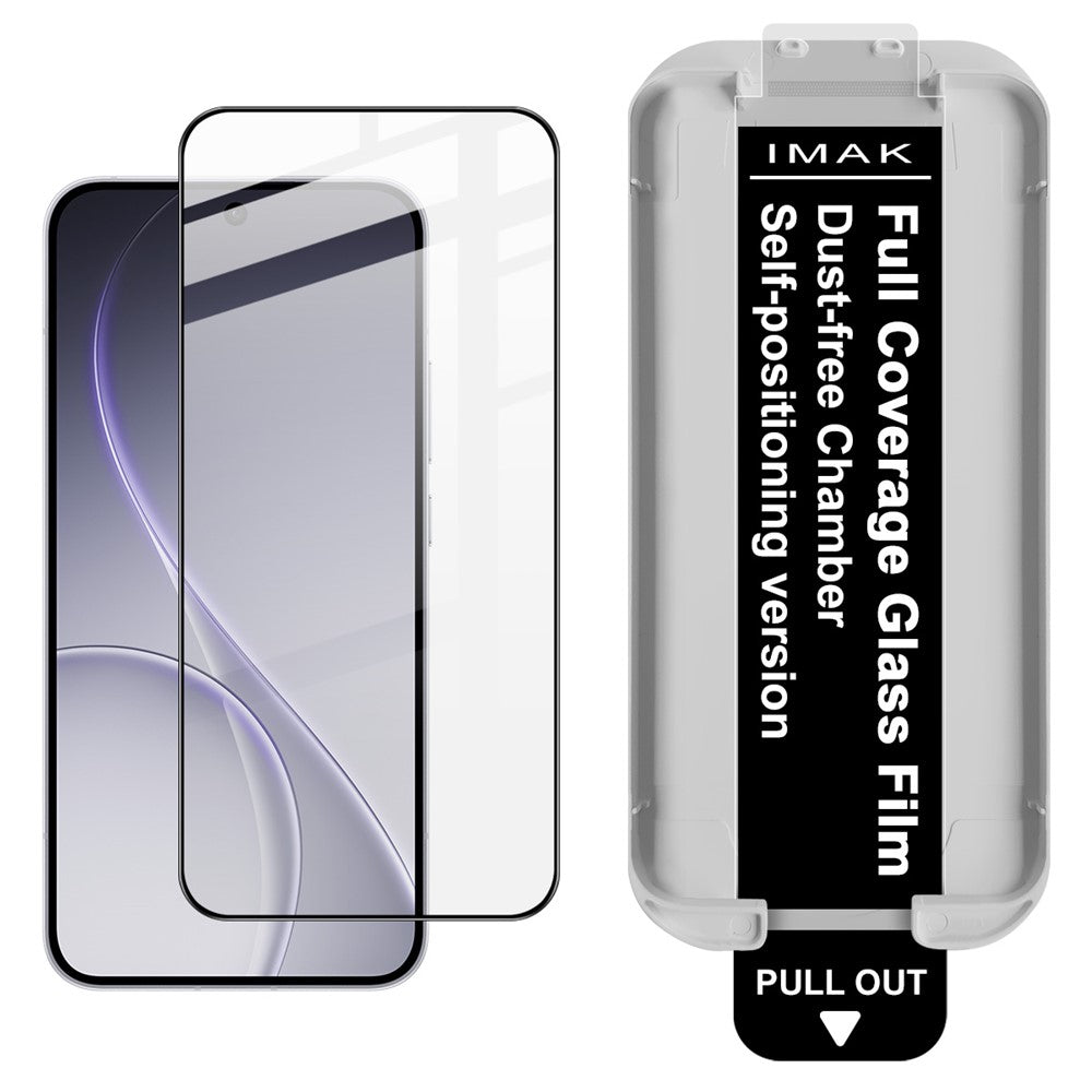 Full Glue HD Tempered Glass Screen Protector with Installation Tool IMAK For Oppo Reno15 5G (Global) / Reno15c 5G (China)