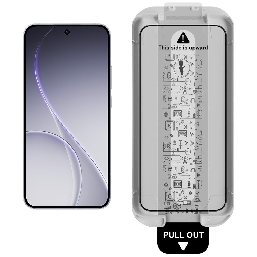 Full Glue HD Tempered Glass Screen Protector with Installation Tool IMAK For Oppo Reno15 5G (Global) / Reno15c 5G (China)