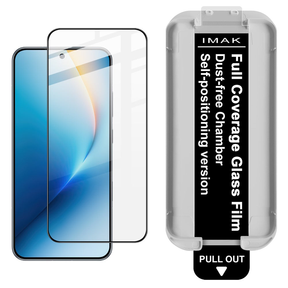 (3-Pack) Full Coverage Shockproof Tempered Glass Screen Protector with Installation Tool IMAK For Honor Win 5G / Win RT 5G