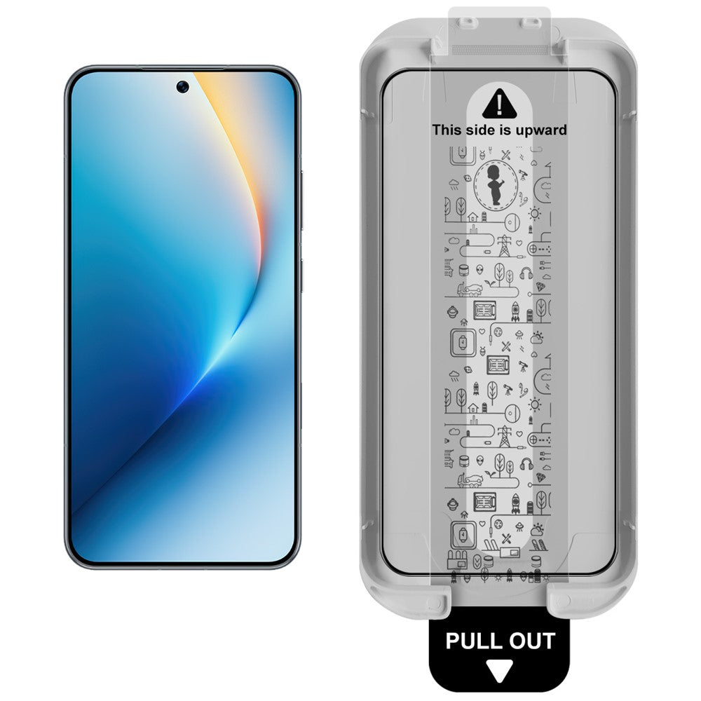 (3-Pack) Full Coverage Shockproof Tempered Glass Screen Protector with Installation Tool IMAK For Honor Win 5G / Win RT 5G