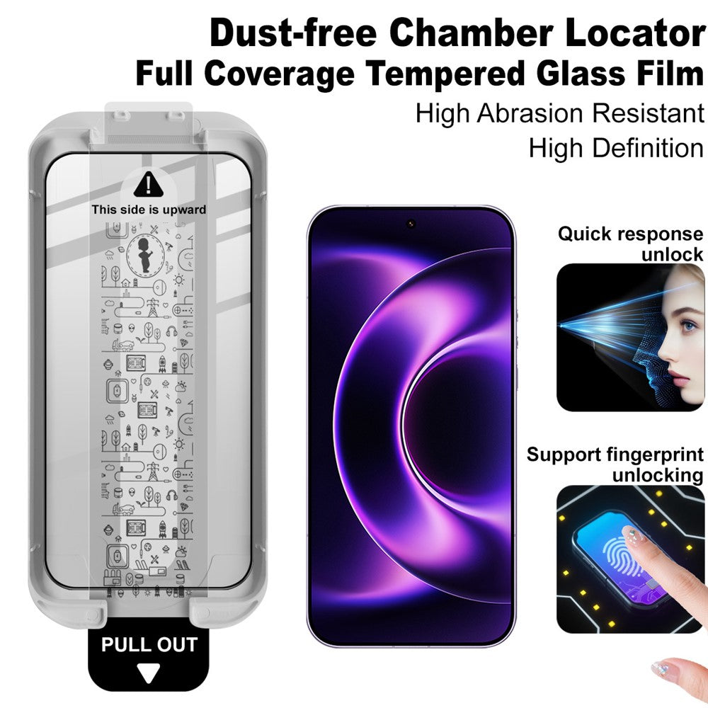 (3-Pack) Full Coverage Shockproof Tempered Glass Screen Protector with Installation Tool IMAK For Xiaomi 17 Ultra 5G / 17 Ultra by Leica