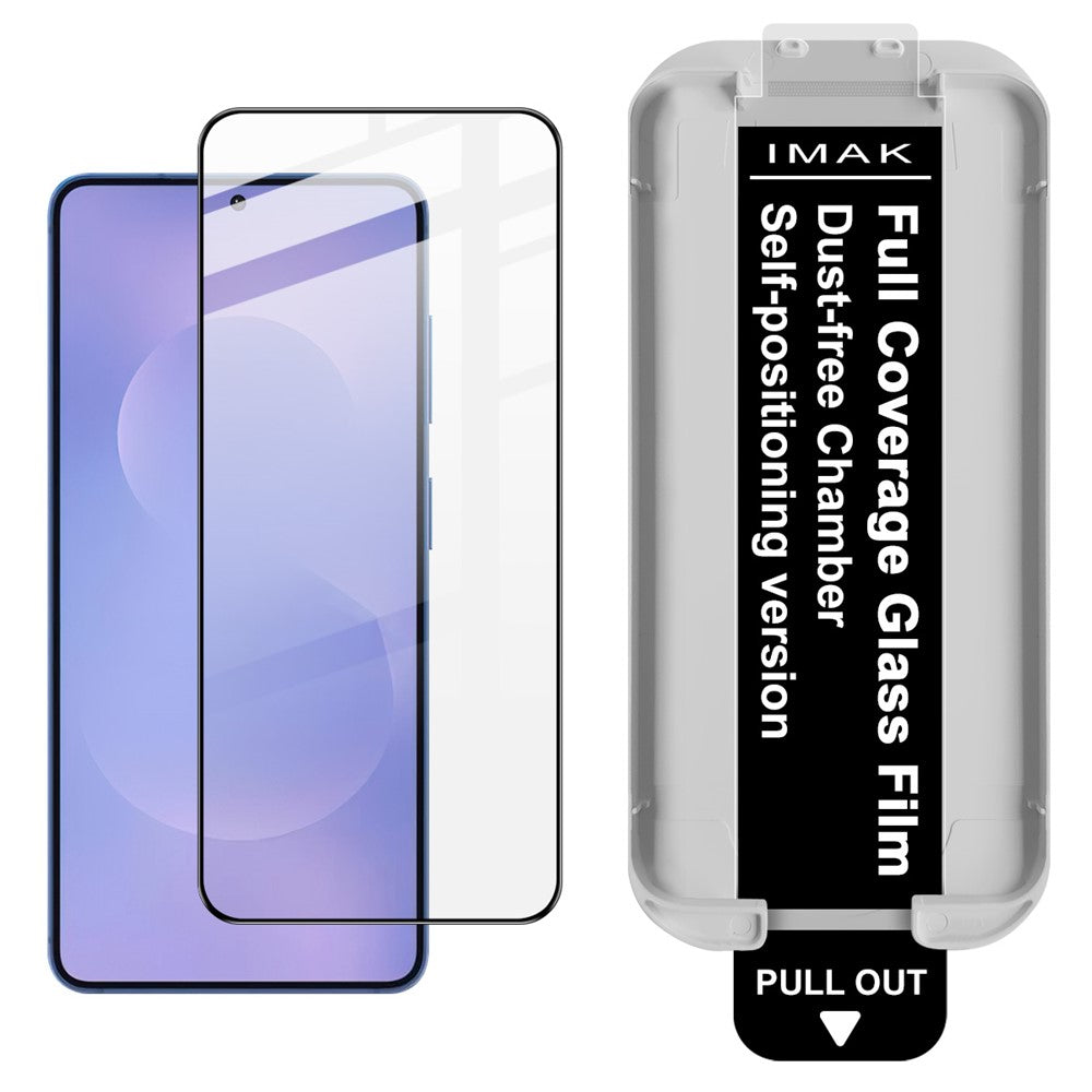 (3-Pack) Full Coverage Shockproof Tempered Glass Screen Protector with Installation Tool IMAK For Samsung Galaxy S26+